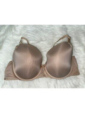 Torrid Curve Bra 44D Cut K18 11576799 Underwire Molded Padded Cup Beige